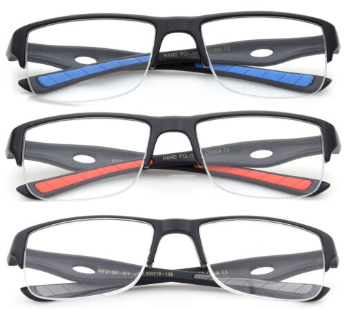 Reading Glasses Men Classic Half Rimmed Sporty Look Reader Quality Rectangular - Image 12