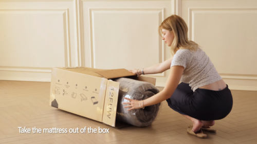 12" 14" Gel Memory Foam Twin Full Queen King Spring Hybrid Mattress in a Box - Image 2