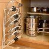 Kitchen Storage Cabinet Pot Lid Rack Cover Holder Organizer Pantry Cupboard Whit Kitchen Storage Cabinet Pot Lid Rack Cover Holder Organizer Pantry Cupboard Whit