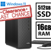 HP Desktop Computer 16GB 500GB SSD Quad Core 4.3Ghz Windows 11 WiFi CLEARANCE