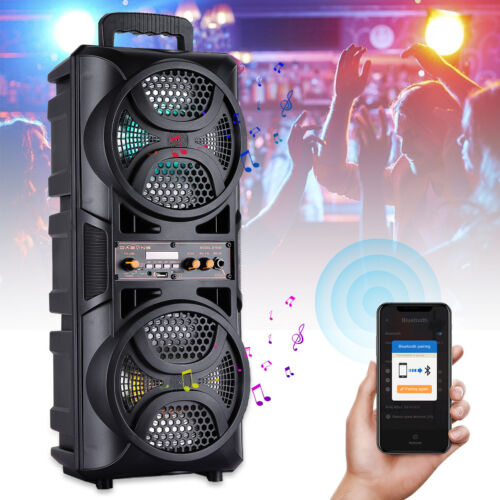 3000W Portable Bluetooth Speaker Sub woofer Heavy Bass Sound System Party+Remote - Image 2