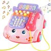 Baby Phone Toy Cartoon Toddler Phone Game Play with Call Piano Music and Light Baby Phone Toy Cartoon Toddler Phone Game Play with Call Piano Music and Light