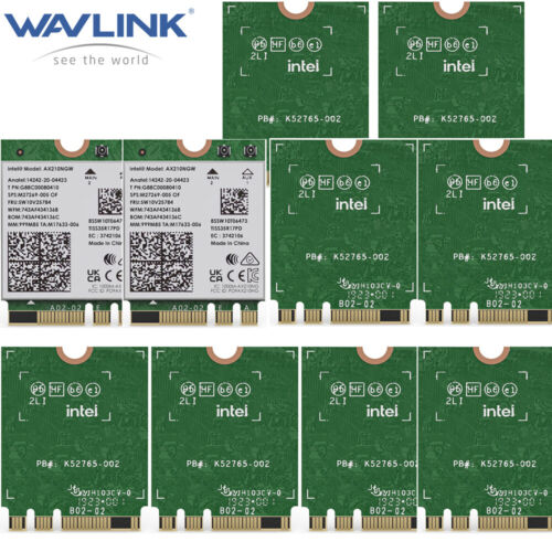WAVLINK WIFI CARD Intel AX210NEW 5400Mbp Tri-Band Network Adapter 2.4G/5G/6G Lot - Image 24