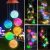 Solar Wind Chimes Lights LED Color Changing Hanging Hummingbird Ball Garden Lamp Solar Wind Chimes Lights LED Color Changing Hanging Hummingbird Ball Garden Lamp