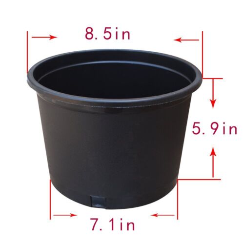 Labwork 1/2/3/5/7/10/15/20/25Gallon Plastic Nursery Pots Garden Plant Flower Pot - Image 17