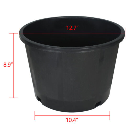 Labwork 1/2/3/5/7/10/15/20/25Gallon Plastic Nursery Pots Garden Plant Flower Pot - Image 21
