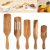 Spurtle Kitchen Cooking Utensil Teak Wood Non Stick Wooden Spatula Spoon 5 Set U Spurtle Kitchen Cooking Utensil Teak Wood Non Stick Wooden Spatula Spoon 5 Set U