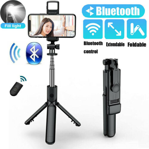Selfie Stick Tripod Remote Desktop Stand Cell Phone Holder For iPhone Samsung US