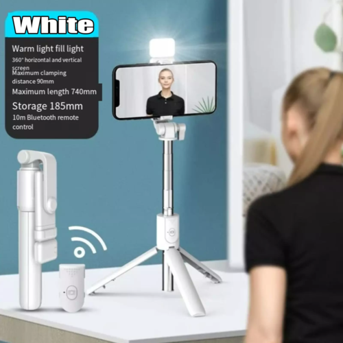 Selfie Stick Tripod Remote Desktop Stand Cell Phone Holder For iPhone Samsung US - Image 9