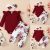 Newborn Baby Girls Floral Ruffle Romper Tops Pants Headband Clothes Outfits Set Newborn Baby Girls Floral Ruffle Romper Tops Pants Headband Clothes Outfits Set