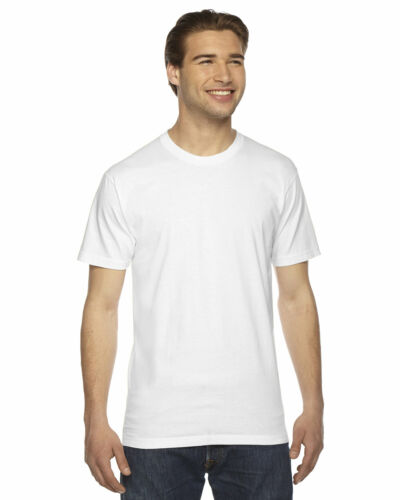 American Apparel Unisex Fine Jersey Short Sleeves T Shirt 2001W XS-3XL - Image 28