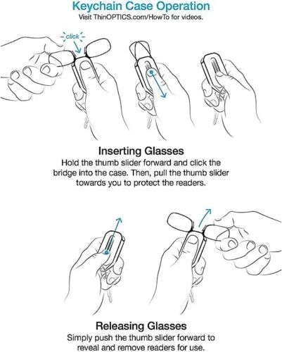 2024 Clip Nose Reading Glasses Portable Folding Presbyopic Glasses for Men Women - Image 3