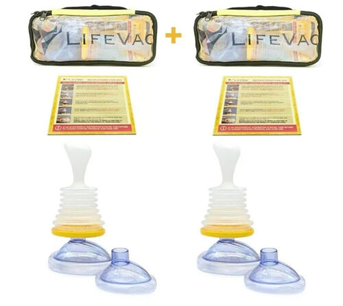 2 Packs Of LifeVac Portable Travel Kit -First Aid Anti-Choking Device for Adult - Image 5