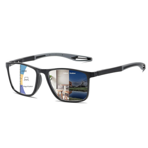 Multifocal Progressive Photochromic Reading Glasses Blue Light Blocking Readers - Image 19