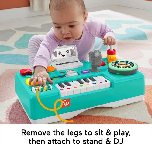 Laugh & Learn Mix & Learn DJ Table, Musical Learning Toy for Baby & Toddler - Image 6