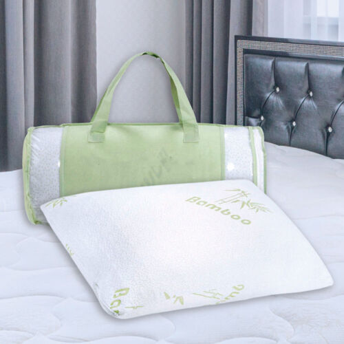 Memory Foam Pillow King Queen Bamboo Shredded  Hypoallergenic Pillow - Image 5