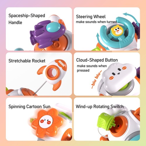 Montessori Toys for 1-3 Year Old, Baby Sensory 0-6 6-12 Months... - Image 3