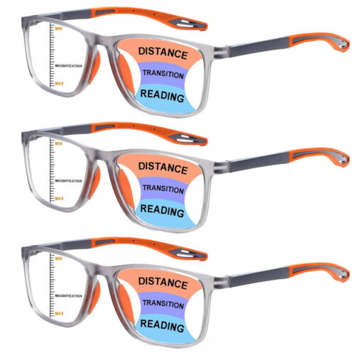 3 Pack Progressive Multifocus Reading Glasses Anti-Blue Light Multifocus Readers - Image 27