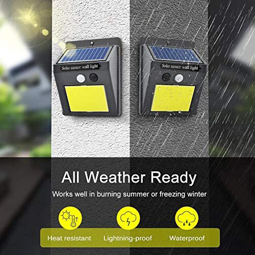 Waterproof 48 LED Solar Power PIR Motion Sensor Wall Light Outdoor Garden Lamp - Image 15