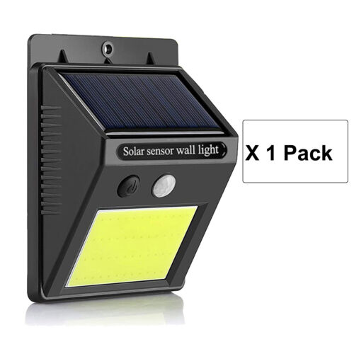 Waterproof 48 LED Solar Power PIR Motion Sensor Wall Light Outdoor Garden Lamp - Image 30