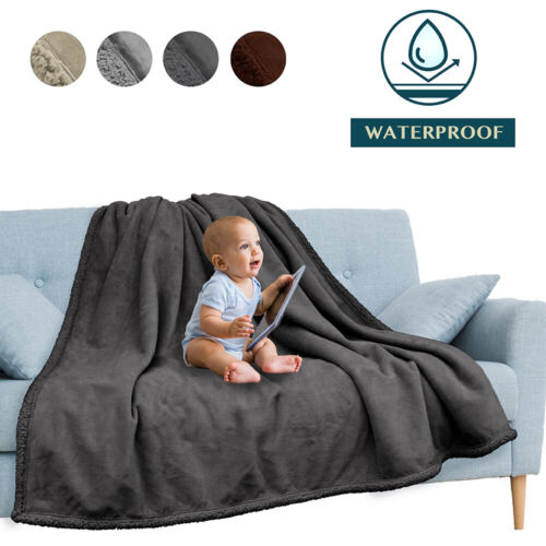 Waterproof Blanket for Couch Sofa Bed Protector Cover WaterResistant Large 80x60 - Image 10