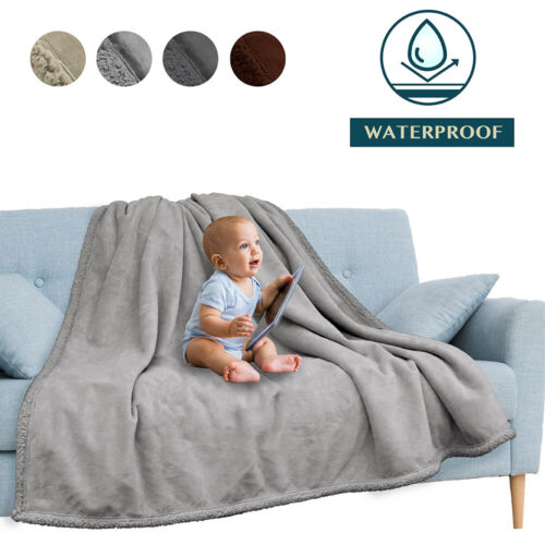 Waterproof Blanket for Couch Sofa Bed Protector Cover WaterResistant Large 80x60 - Image 16