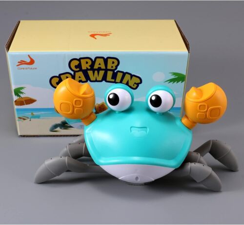 Upgraded Crawling Crab Baby Toy 2.0 -Sound Mute & Speed Control, Infant Tummy - Image 12