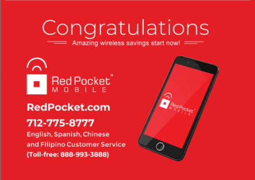 $5/Mo RedPocket Prepaid Wireless Phone Plan+Kit: 100 Talk 100 Text 500MB - Image 4