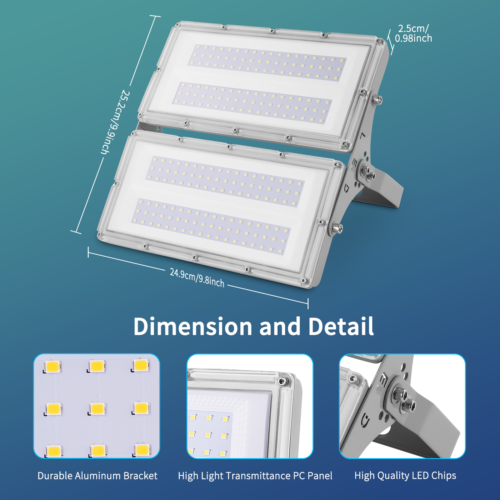 300W 200W 100W LED Flood Light Outdoor Module Spotlight Garden Yard Lamp Bright - Image 38
