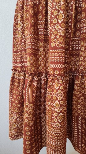 Anthropologie Midi Dress New Size Medium Bow Tie Back Romantic Coquette Peasant - Image 7