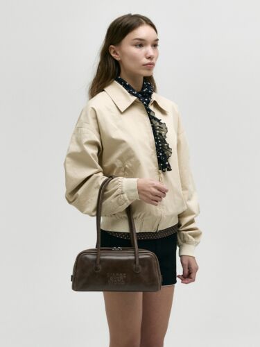 MARGE SHERWOOD SOFT BAGUETTE BAG, BROWN (100% Authentic) - Image 3