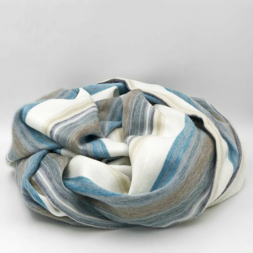 SOFT & WARM STRIPED ALPACA LLAMA WOOL BLANKET THROW 95"x65" QUEEN BED SOFA COUCH - Image 5