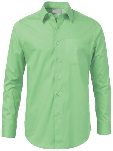 Boltini Italy Men's Long Sleeve Solid Barrel Cuff Dress Shirt - Image 30