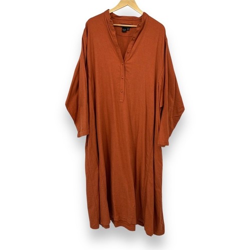 NWT Saga Made In Italy Gauzy Maxi Dress Womens OS Gray Lagenlook Beach Boho - Image 3