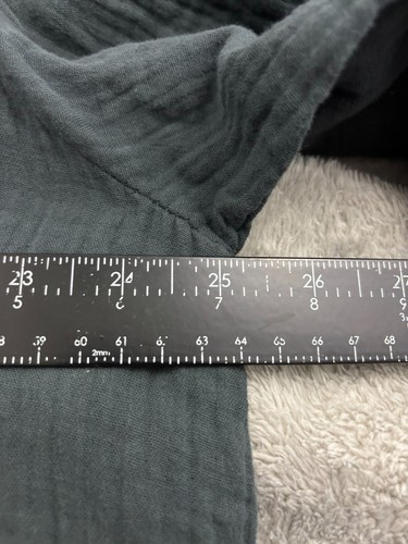 NWT Saga Made In Italy Gauzy Maxi Dress Womens OS Gray Lagenlook Beach Boho - Image 17