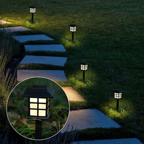 10 Pack Solar LED Landscape Lights - Outdoor Garden Pathway Lighting, Waterproof - Image 7