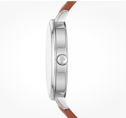 Kate Spade Watches Metro Three-Hand Brown Leather Watch KSW 1464 NEW IN BOX - Image 3