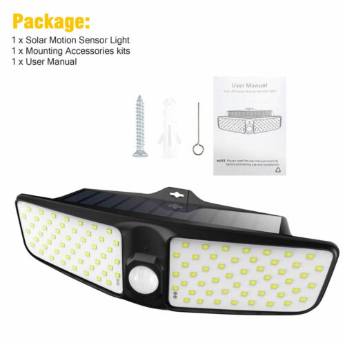 Waterproof 100 LED Solar Powered Light Outdoor PIR Motion Sensor Garden Security - Image 13
