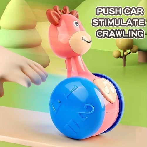 Tumbler Wobbler Toys for Infant Boy Girl - Perfect for Learning to Climb & Early - Image 3