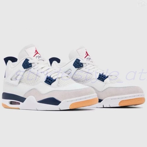 Air Jordan 4 x Nike SB Retro Navy blue Men's Shoes - Image 4