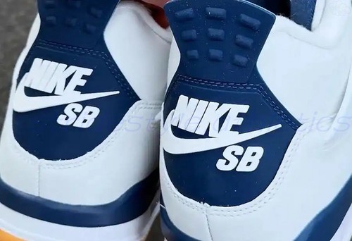 Air Jordan 4 x Nike SB Retro Navy blue Men's Shoes - Image 7