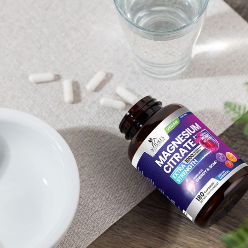 Magnesium Citrate Supplement 1000mg Best Absorption, Supports Bone, Heart Health - Image 36