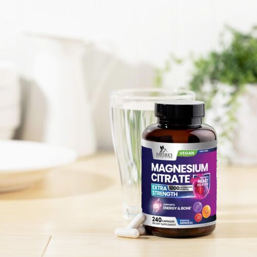 Magnesium Citrate Supplement 1000mg Best Absorption, Supports Bone, Heart Health - Image 47