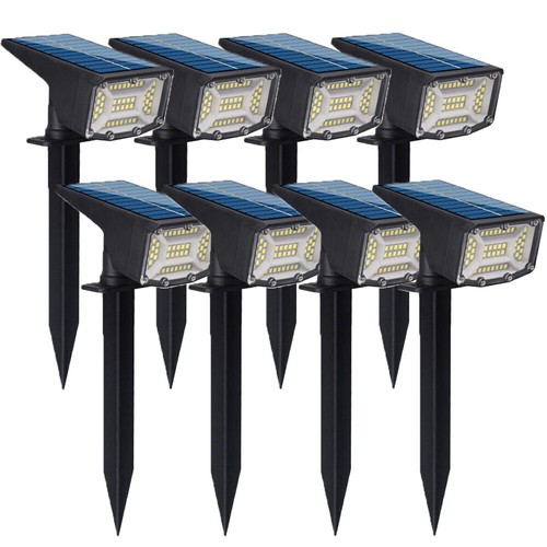 2-8 Pcs Solar 50LED Flood Lamp Spotlights Outdoor Garden Wall Landscape Lights - Image 11