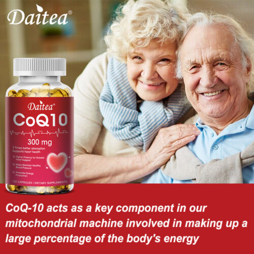 Coq10 300mg Capsules - Supports Nerve & Muscle Health,Promotes Energy & Vitality - Image 3