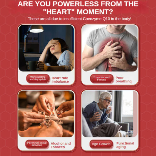 Coq10 300mg Capsules - Supports Nerve & Muscle Health,Promotes Energy & Vitality - Image 5