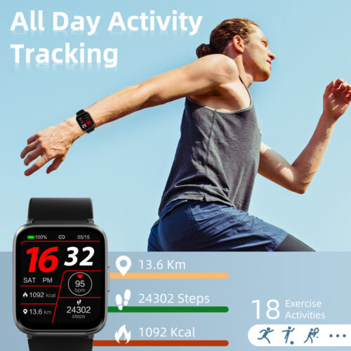 Waterproof Smart Watch for Men Women Compatible with iPhone/Android Phones - Image 4