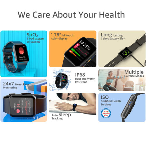 Waterproof Smart Watch for Men Women Compatible with iPhone/Android Phones - Image 10