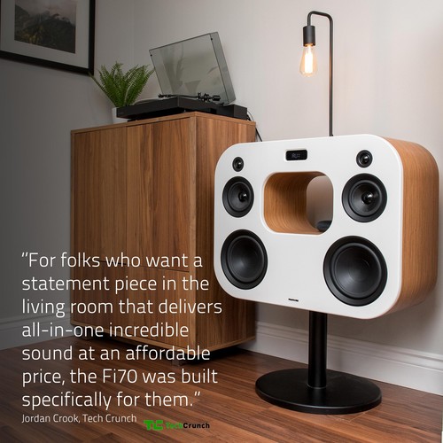 Fluance Wireless High Fidelity Music System w/ Powerful Amplifier 8'' Subwoofer - Image 7