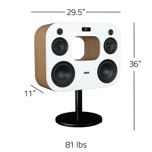 Fluance Wireless High Fidelity Music System w/ Powerful Amplifier 8'' Subwoofer - Image 9